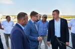 В течение сентября подрядчик планирует завершить обустройство входных групп и остекление фасада спортивного комплекса «Протон-Арена». 