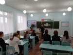 Беседа с учащимися школы о безопасном поведении