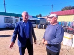 Глава Духовницкого района Сергей Вербин посетил городской рынок
