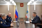 Губернатор Роман Бусаргин провел встречу с командующим Дальней авиацией, генерал-майором Сергеем Кувалдиным.