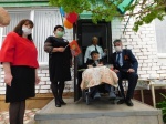 Поздравление ветерана Великой Отечественной войны Виктора Ивановича Агаркова из с. Липовка