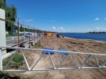 Территорию солярия в Затоне начали готовить к реконструкции. 