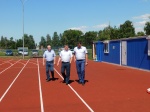Министр молодежной политики и спорта Саратовской области Александр Абросимов с рабочим визитом посетил Духовницкий район.