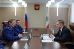 Губернатор Роман Бусаргин встретился с заместителем Генерального прокурора Российской Федерации Николаем Шишкиным