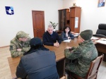 Встреча главы района С.Ю.Вербина с мобилизованными жителями Духовницкого района