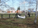 В р.п.Духовницкое ведутся работы по благоустройству улиц и площадей поселка