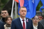 В День России в Парке Победы подняли флаг и исполнили гимн 
