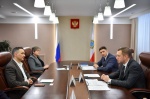 Губернатор Роман Бусаргин встретился с генеральным директором ООО «Система ПБО» Олегом Пароевым. 