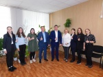 Встреча главы района с учениками.