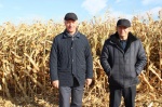 Рабочий визит главы района на поля КФХ Курякина Петра Григорьевича.